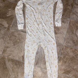 Kids White and Gold Happy Potter one piece